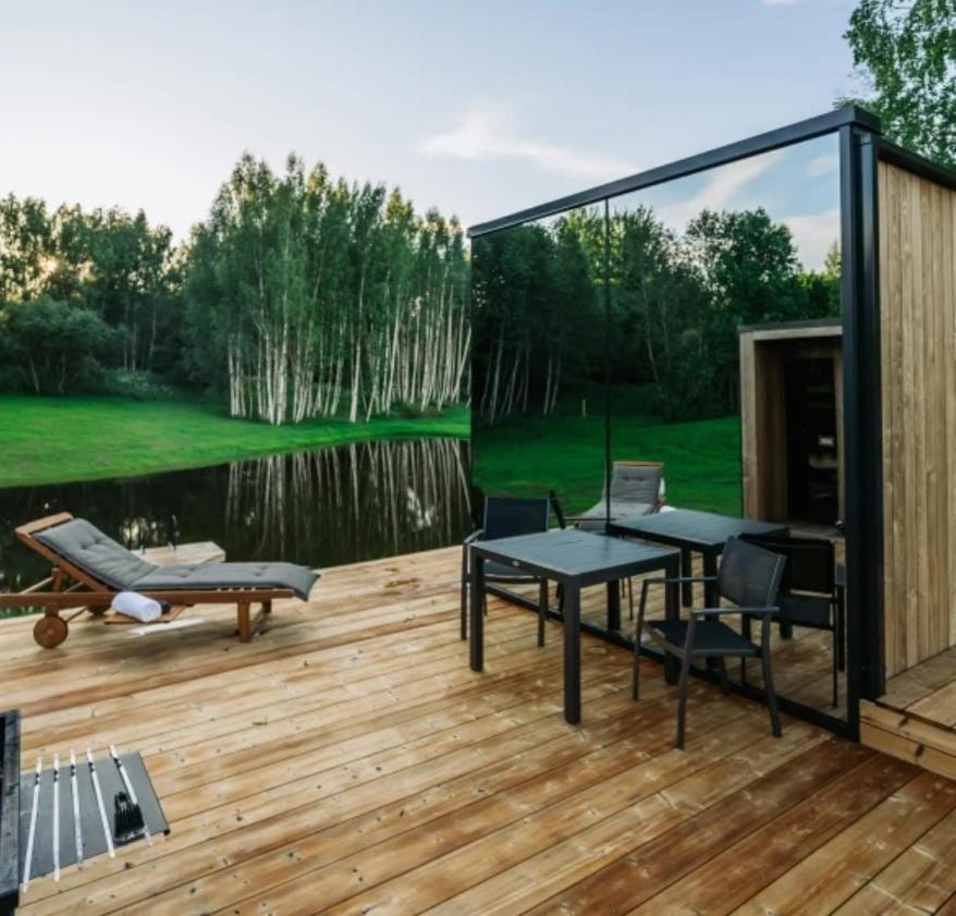 Natural landscape, sunbed