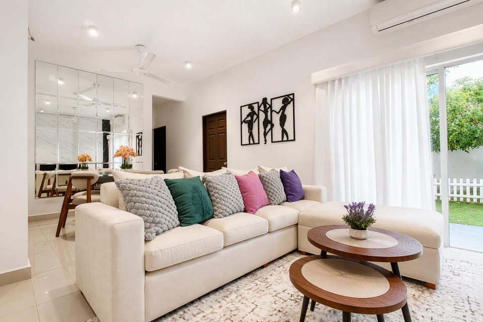 Living room, air conditioner