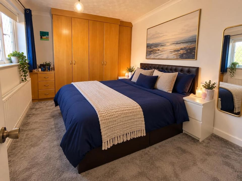 Bed, Bedroom, wardrobe