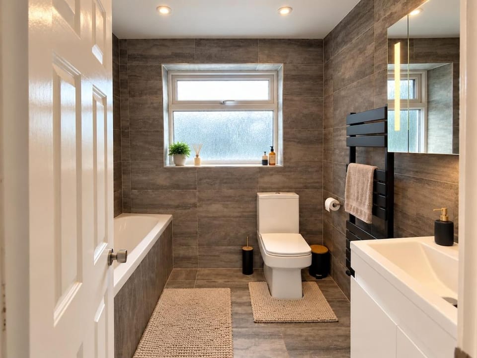 Toilet, Bathroom, Bath, towels