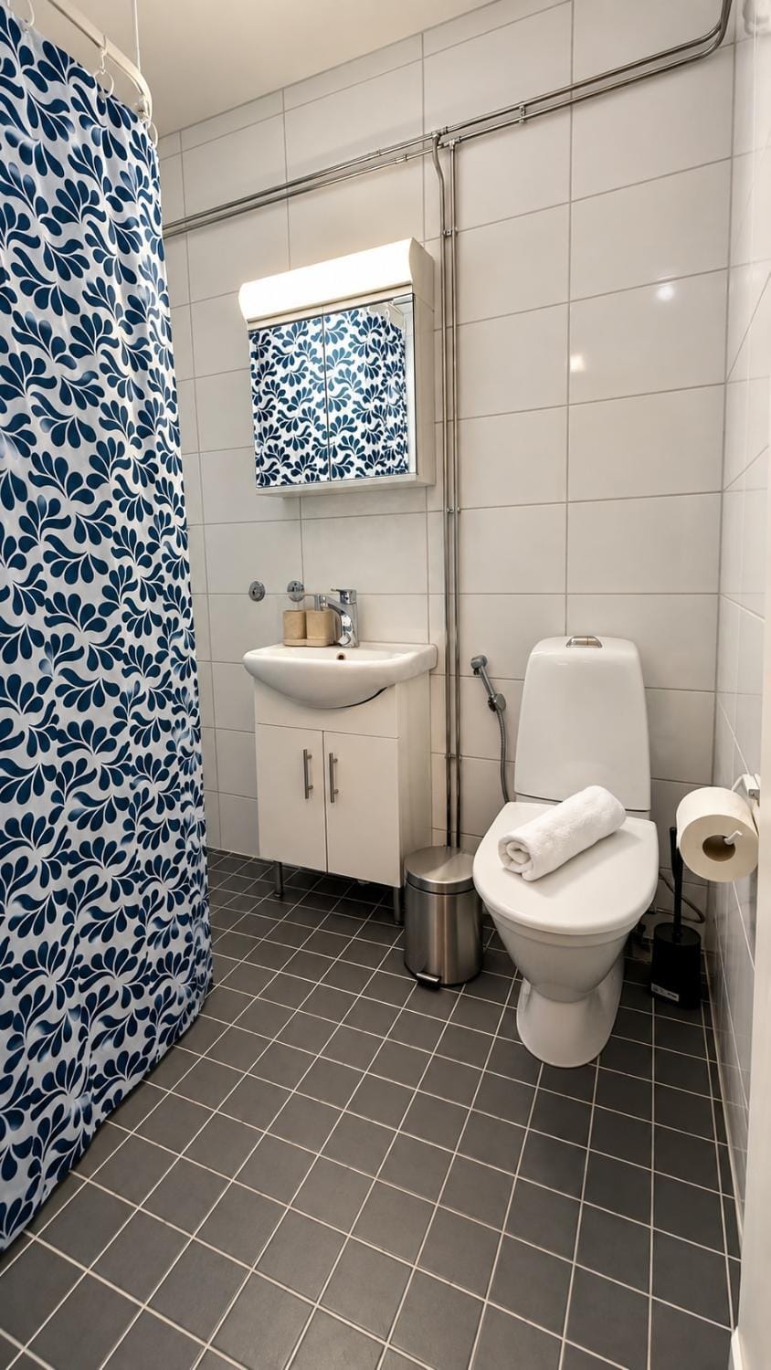 Shower, Toilet, Bathroom, bidet, towels