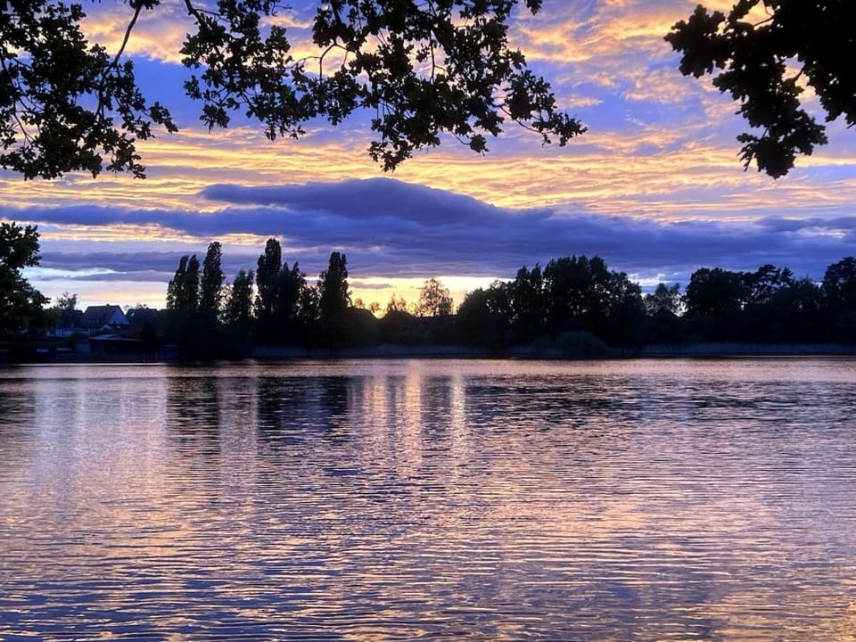 Day, Natural landscape, Lake view, River view, Sunrise, Sunset