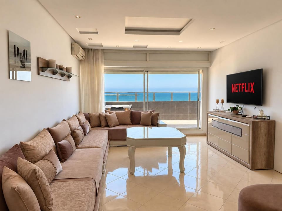 Malabata Bay Collection - Premium Side & Sea View Apartment in Tangier