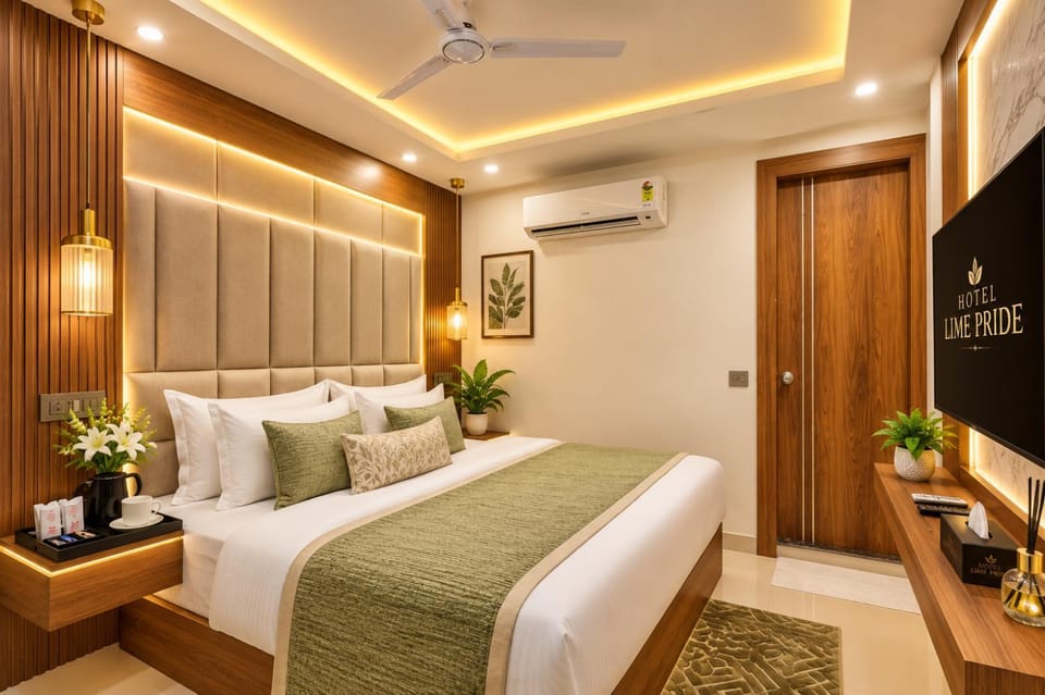 Bed, TV and multimedia, Living room, Photo of the whole room, Seating area, Bedroom, fireplace, air conditioner