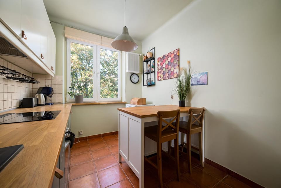 Kitchen or kitchenette, Dining area, stove