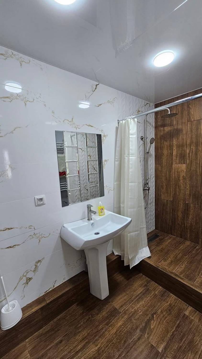Shower, Toilet, Bathroom, towels