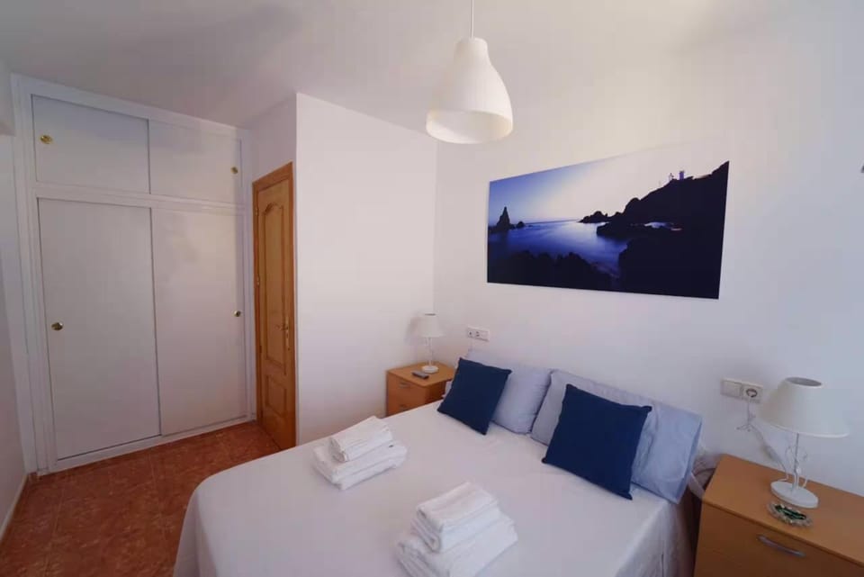 Bed, Photo of the whole room, Bedroom, towels, wardrobe