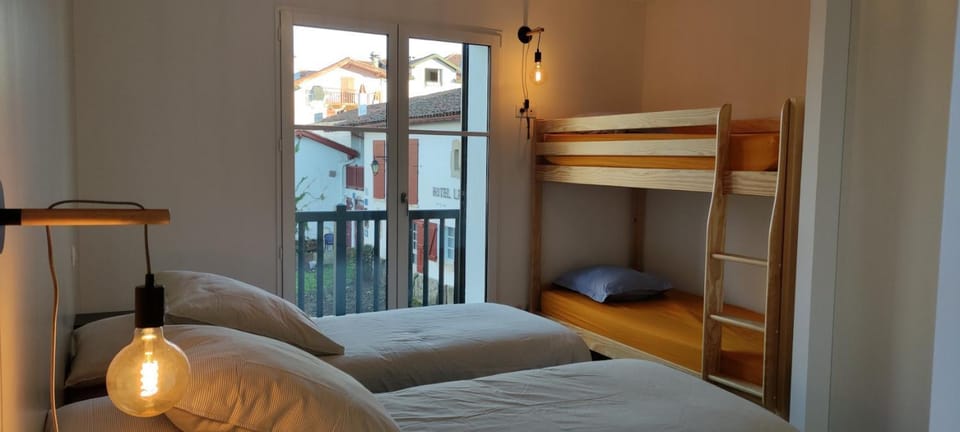 Property building, Living room, Bedroom