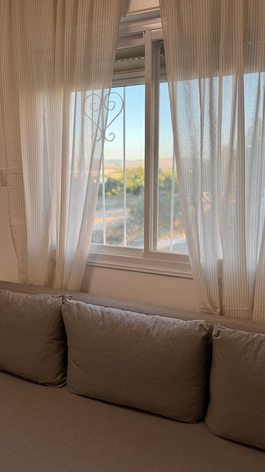 View (from property/room), Seating area, Bedroom, Mountain view