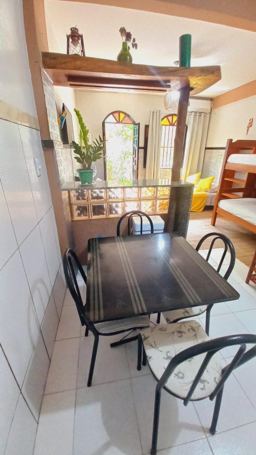 Loft na Segunda Praia, 2 min do Mar Apartment in Ilha de Tinharé