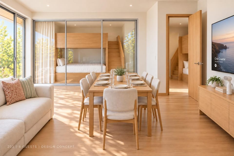 Living room, Dining area