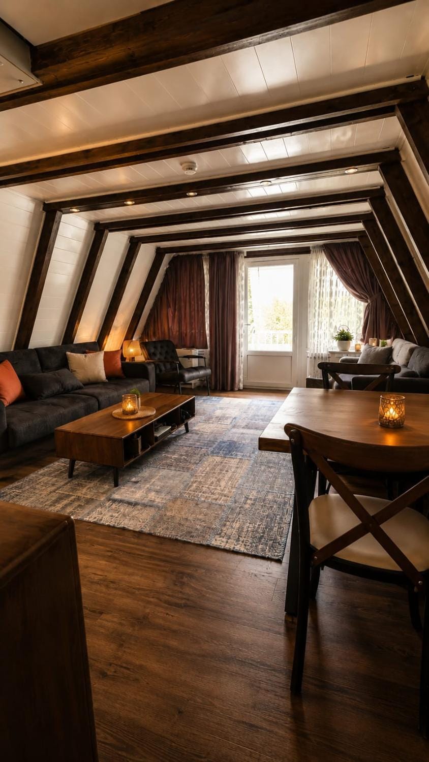 Living room, Seating area, Dining area
