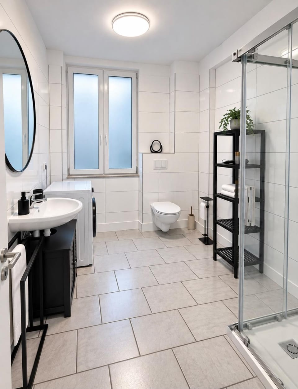 Shower, Bathroom, towels