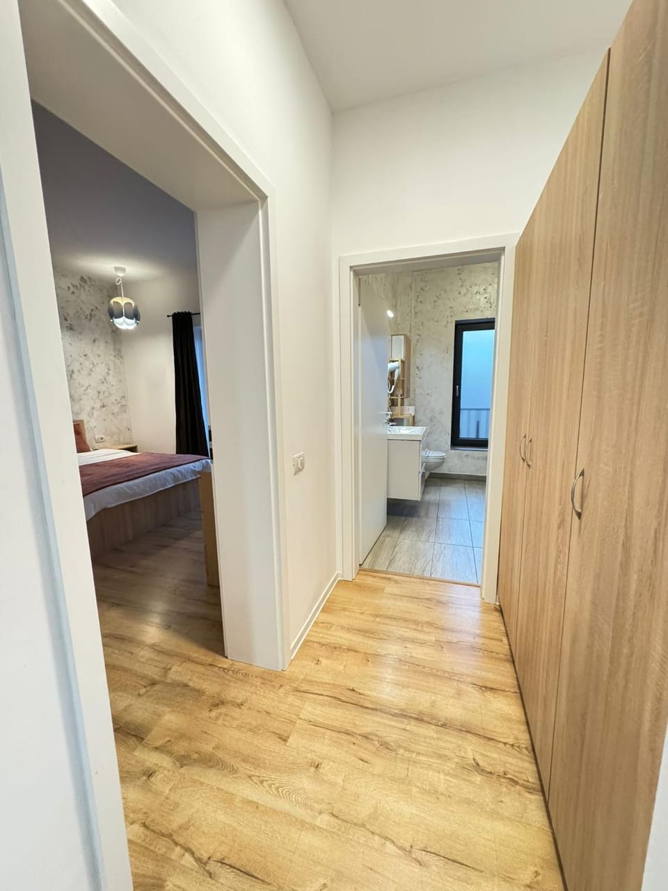 Bed, Photo of the whole room, Bedroom, wardrobe