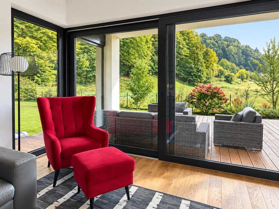 Garden, View (from property/room), Living room, Garden view