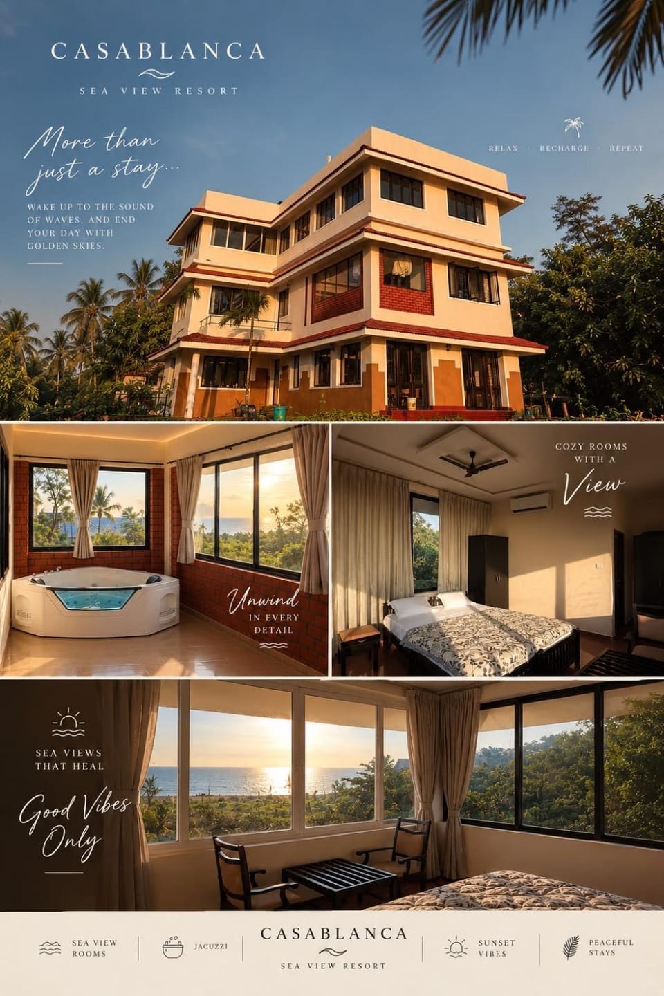 Casablanca sea view Vacation rental in Karnataka