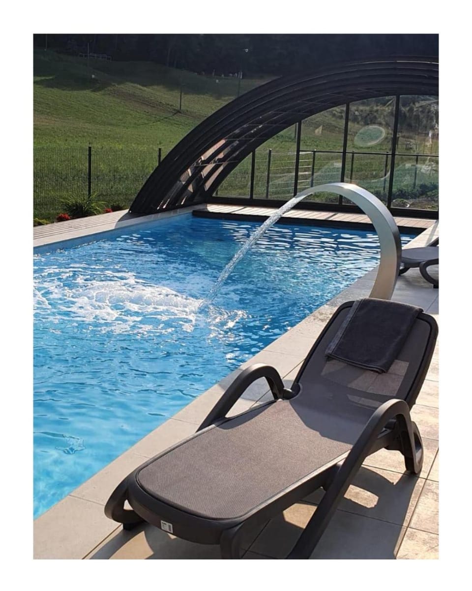 Natural landscape, Pool view, Swimming pool