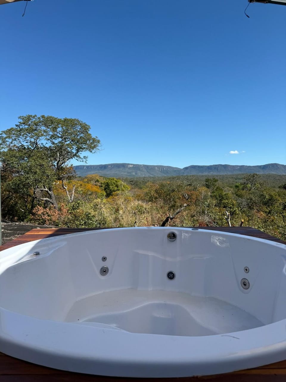 Domo com Hidro Aquecida, Vista Exuberante para o Vale com Por do sol e Cachoeira Privativa na Chapad dos Veadeiros Chalet in Cavalcante