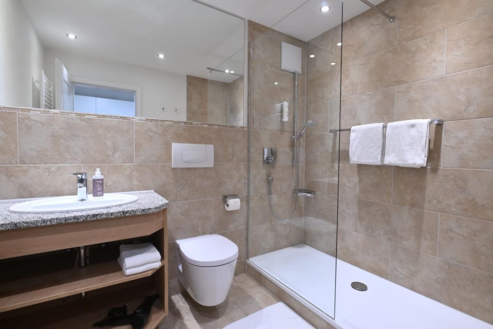 Shower, Toilet, Bathroom, towels
