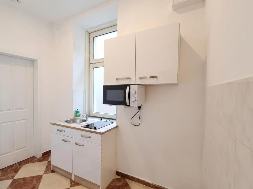 Kitchen or kitchenette, oven, stove