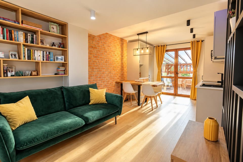 Library, Kitchen or kitchenette, Living room, Seating area, Dining area