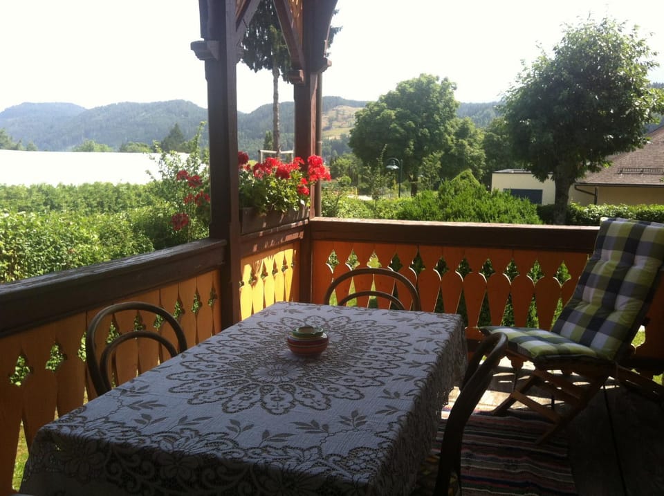 Balcony/Terrace, Garden view
