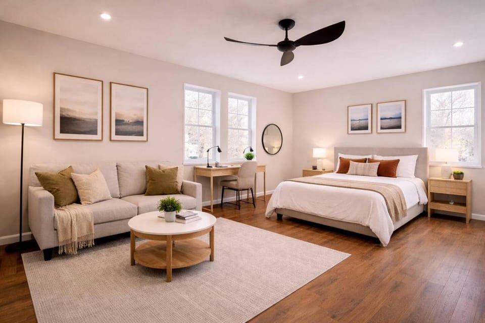Bed, Bedroom