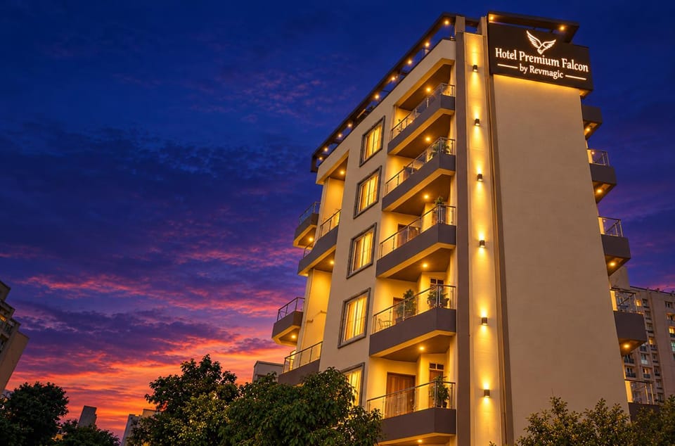 Property building, Sunset