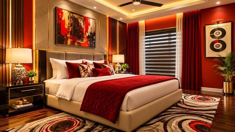 Bed, Photo of the whole room, Bedroom