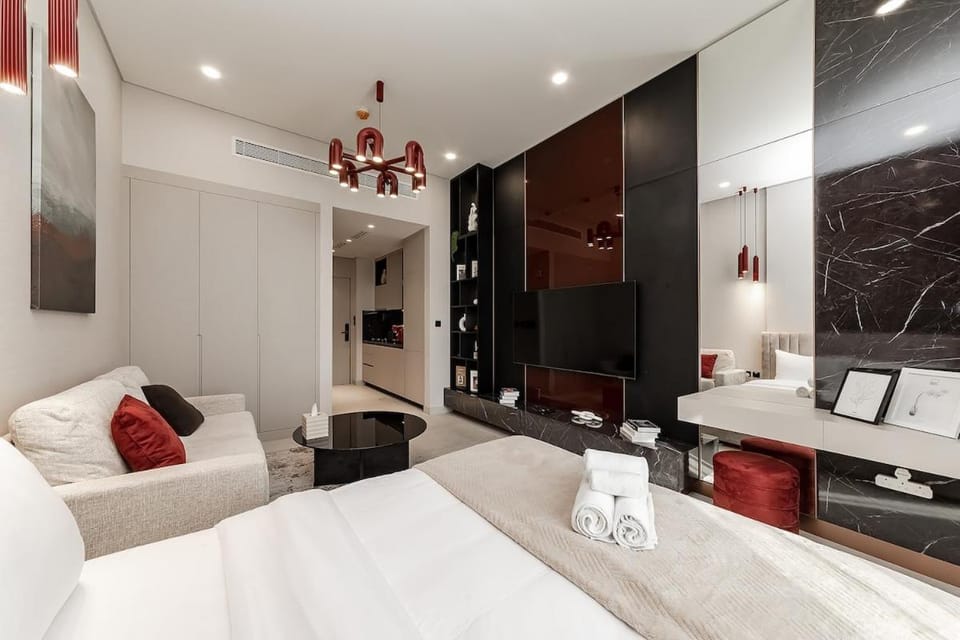 Vibey Studio Rooftop Pool Close Dubai Mall&Beach Apartment in Dubai