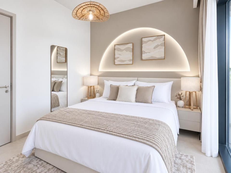 Luxury Villa with Balcony Free Access Gym & Pool Villa in Dubai