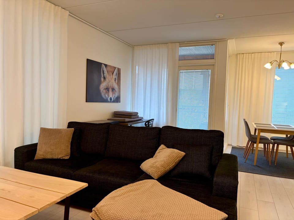 Living room, Seating area, Dining area