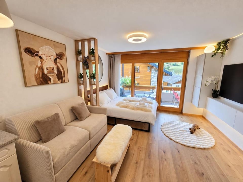 Cosy-Nest, studio balcony Apartment in Canton of Valais