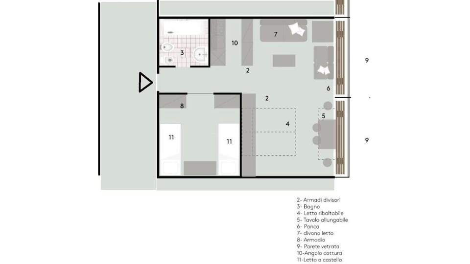 Floor plan, Text overlay