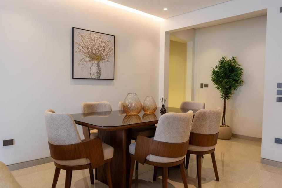 Brand New Luxury 3BR Eastown 5 min walk to AUC and EDNC Apartment in New Cairo City