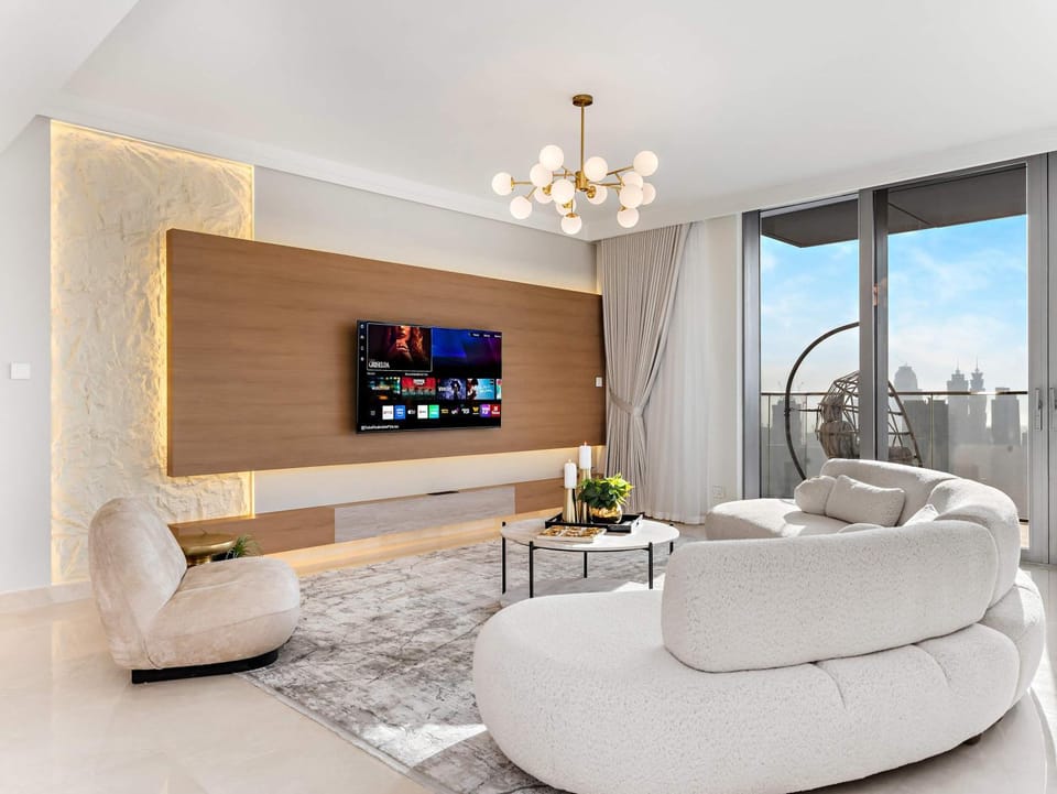 Kensington Penthouse 4BR Maid Full Burj View Apartment in Dubai