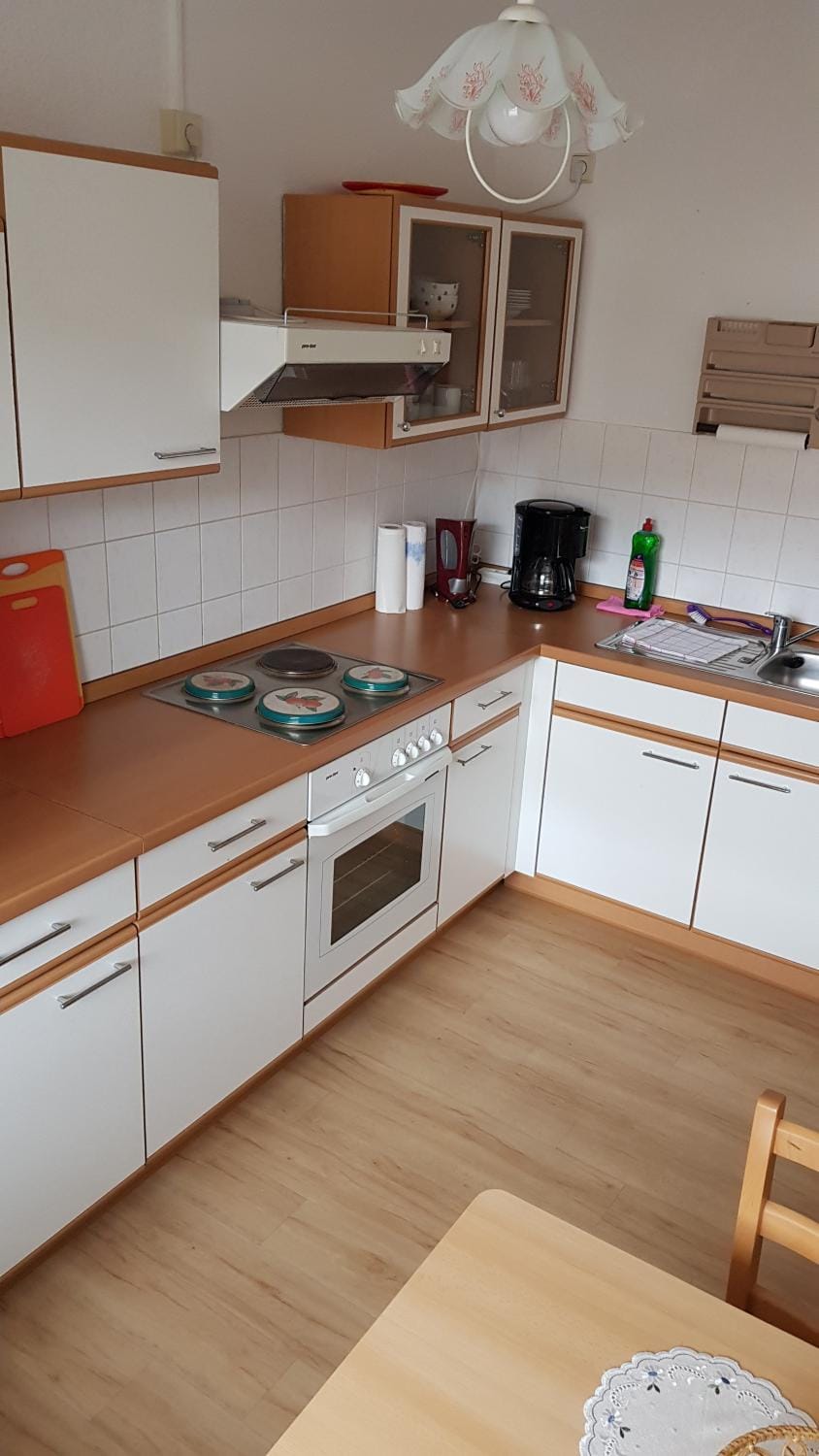 Kitchen or kitchenette, Living room