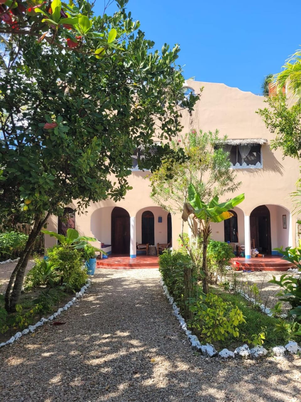 Property building, Garden view