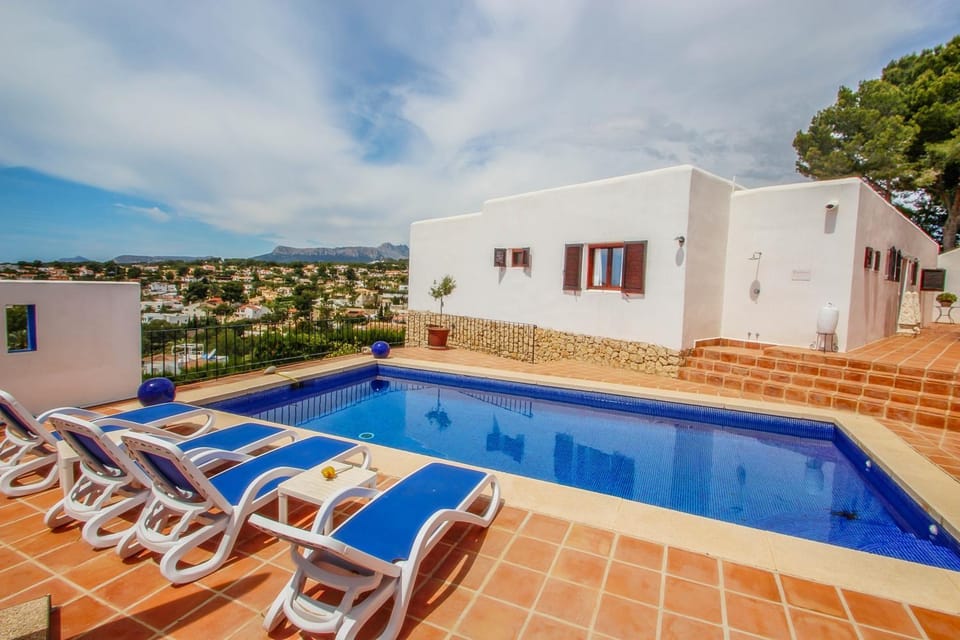 Argentario - sea view villa with private pool in Benissa Villa in Marina Alta