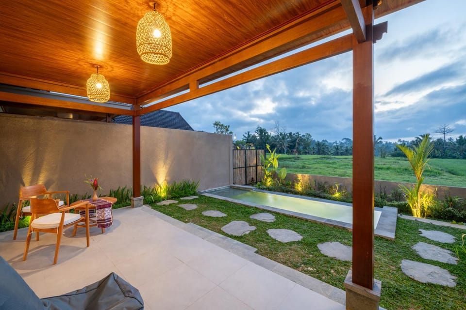 View (from property/room), Seating area, Pool view, Swimming pool