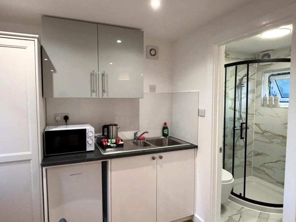 Brand New Garden Lodge Retreat, Oxford Centre, Parking, King Bed & Kitchenette Vacation rental in Oxford