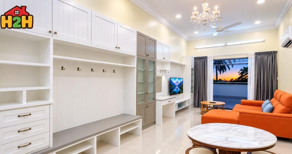 TV and multimedia, Balcony/Terrace, Living room, Dining area