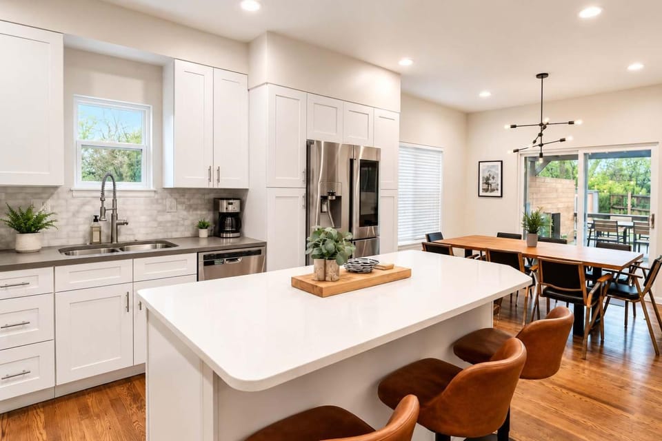 Denver Group Home Game Room Fire Pit House in Denver