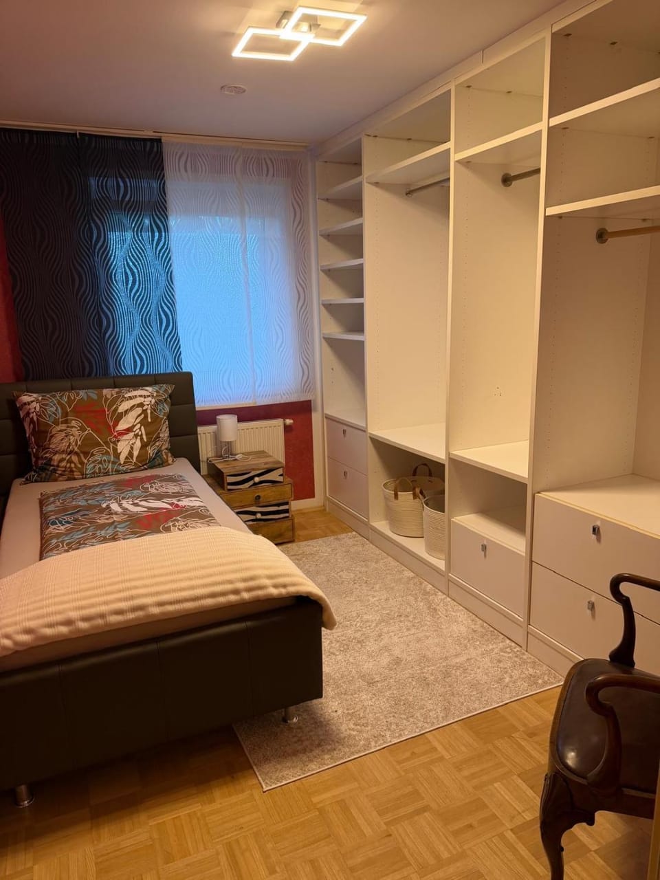 Bed, Bedroom, wardrobe