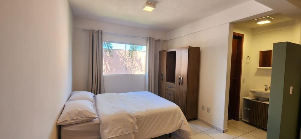 Universiflat-Flat 26A Cama casal Garagem Portaria 24h Apartment in State of Paraná