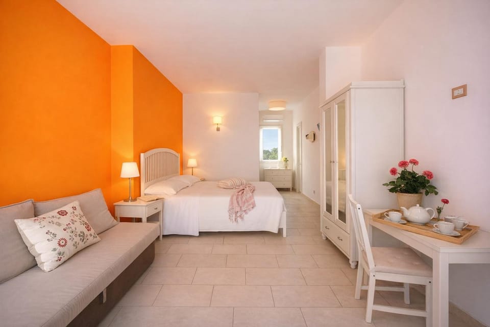 Bed, Living room, Photo of the whole room, Seating area, Bedroom, wardrobe