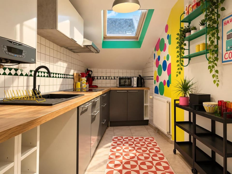 L Atelier Warhol - Appartement chaleureux & design en centre-ville 8 pers Apartment in Angers