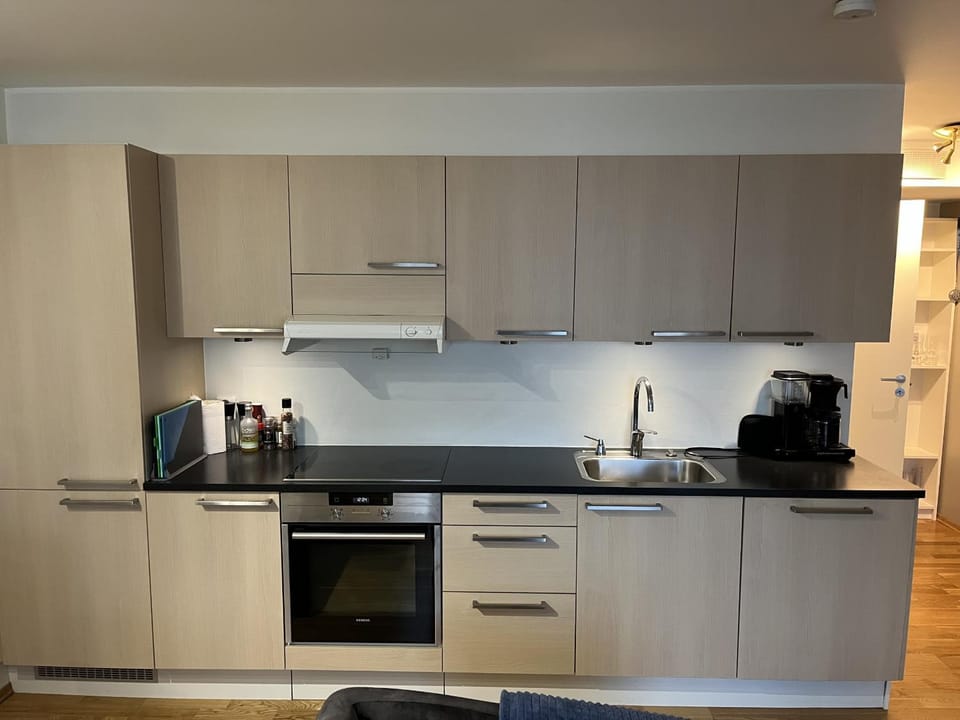 Coffee/tea facilities, Kitchen or kitchenette, dishwasher, stove
