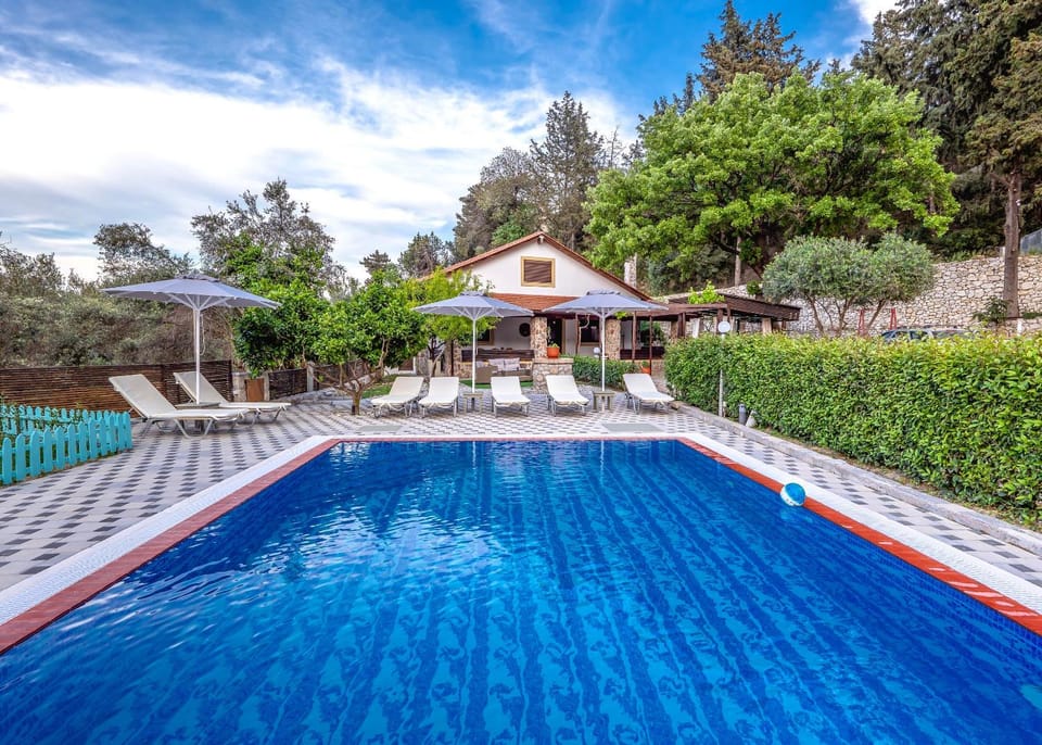 Property building, Day, Garden, Garden view, Pool view, Swimming pool, sunbed