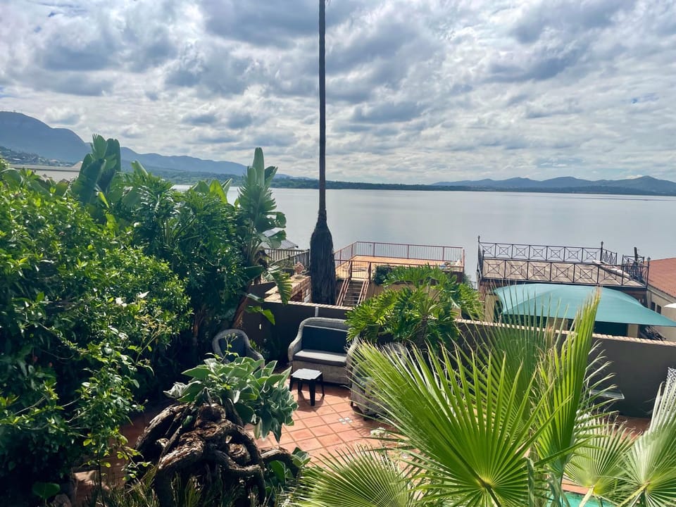 Patio, Balcony/Terrace, Lake view, Pool view